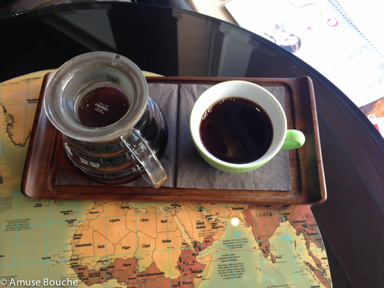 Cafea preaprata la V60 la cafeneaua Coffee Map Roastery Bucuresti
