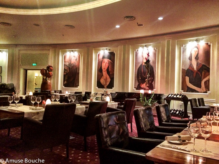 Interior restaurant Modigliani - pasta e carne Hotel Intercontinental Bucuresti