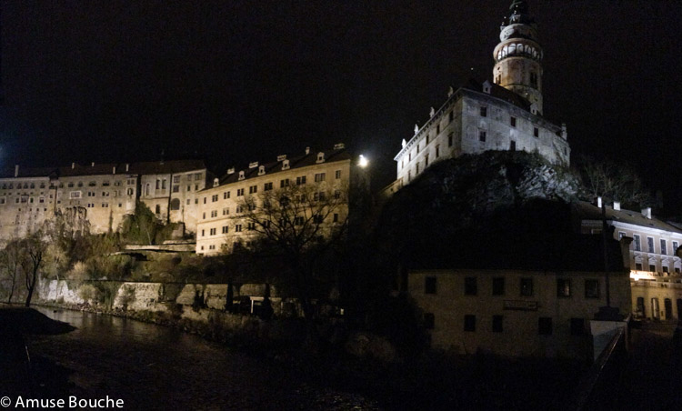 Castel Cesky Krumlov oras medieval in Cehia