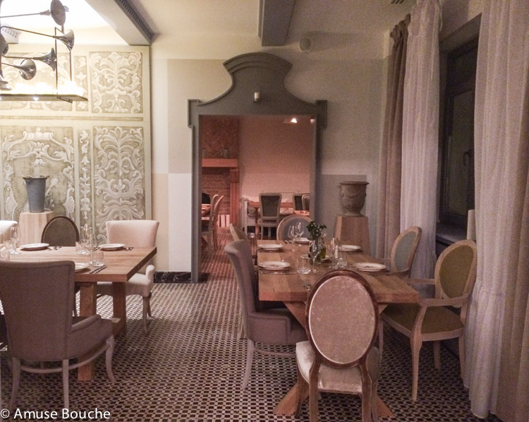 Interior restaurant Fior di Poesia Patrizia Paglieri