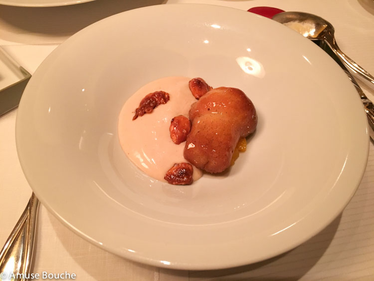 baba au rhum la restaurant Pierre Gagnaire Paris 3 stele Michelin