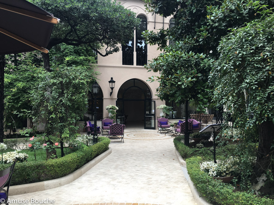 Aldrovandi Villa Borghese garden entrance