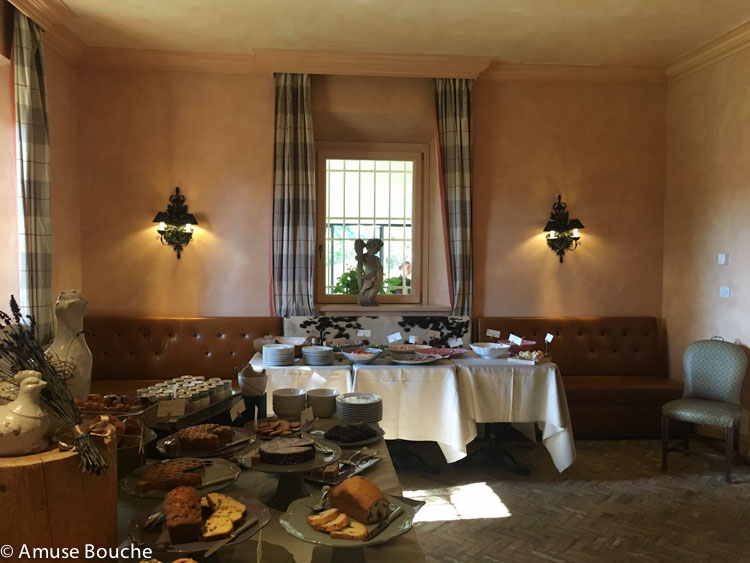 bufet mic dejun restaurant La Villa L'Andana Toscana 
