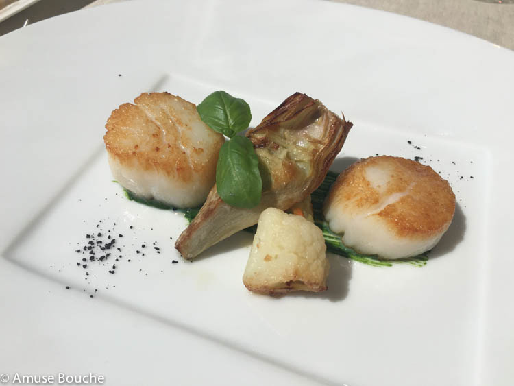 Scallops Aroma Restaurant Roma Colosseum