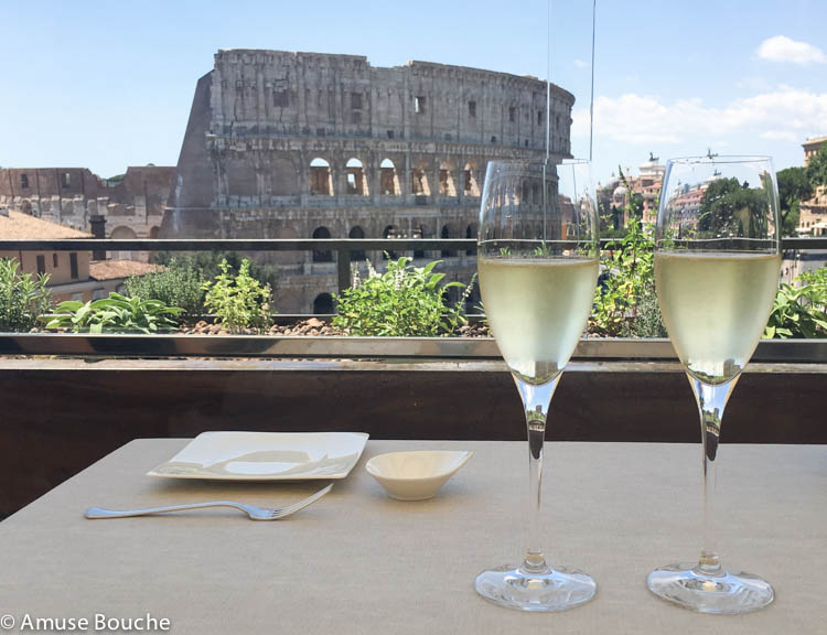 Priveliste Aroma Restaurant Roma Colosseum