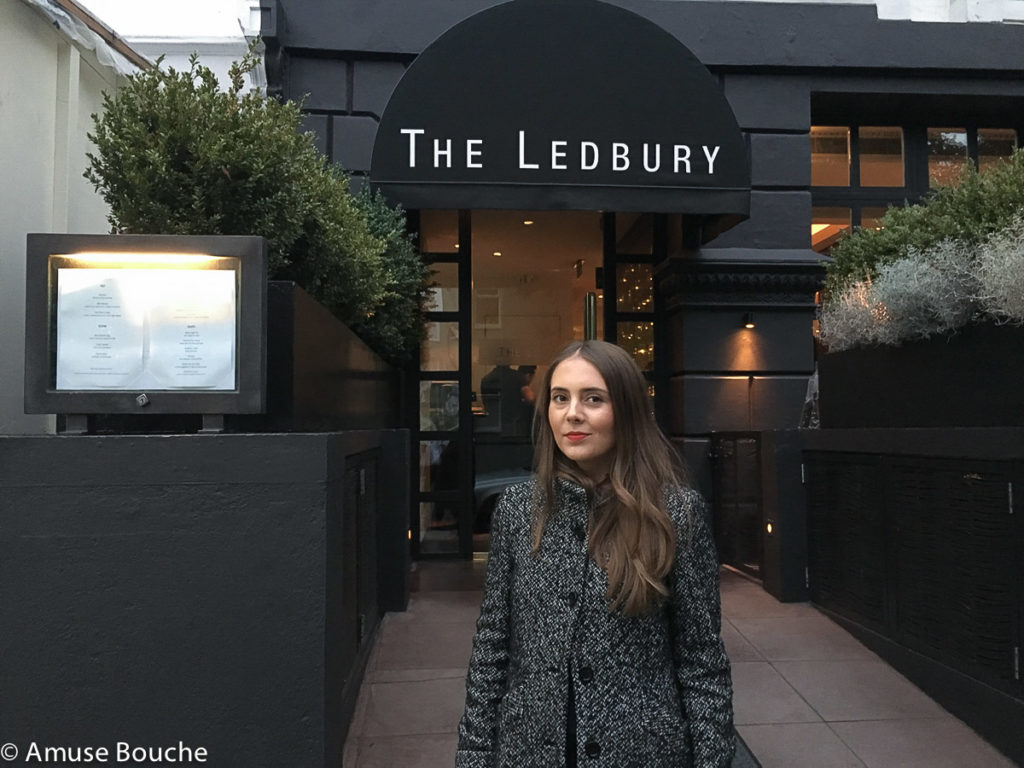 Amuse Bouche exterior The Ledbury Londra 2 stele Michelin