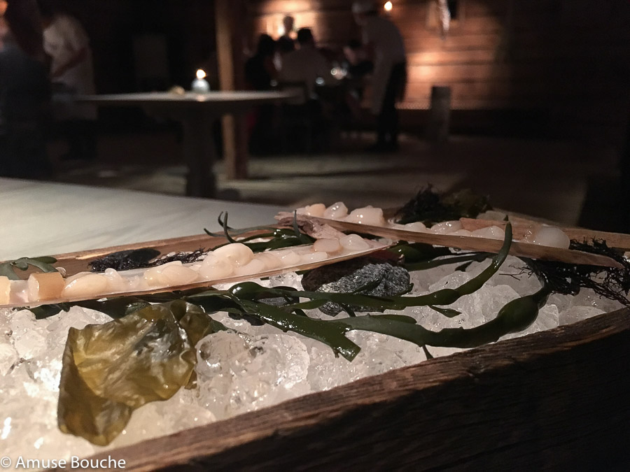 Preparat Razor clam la restaurant Faviken