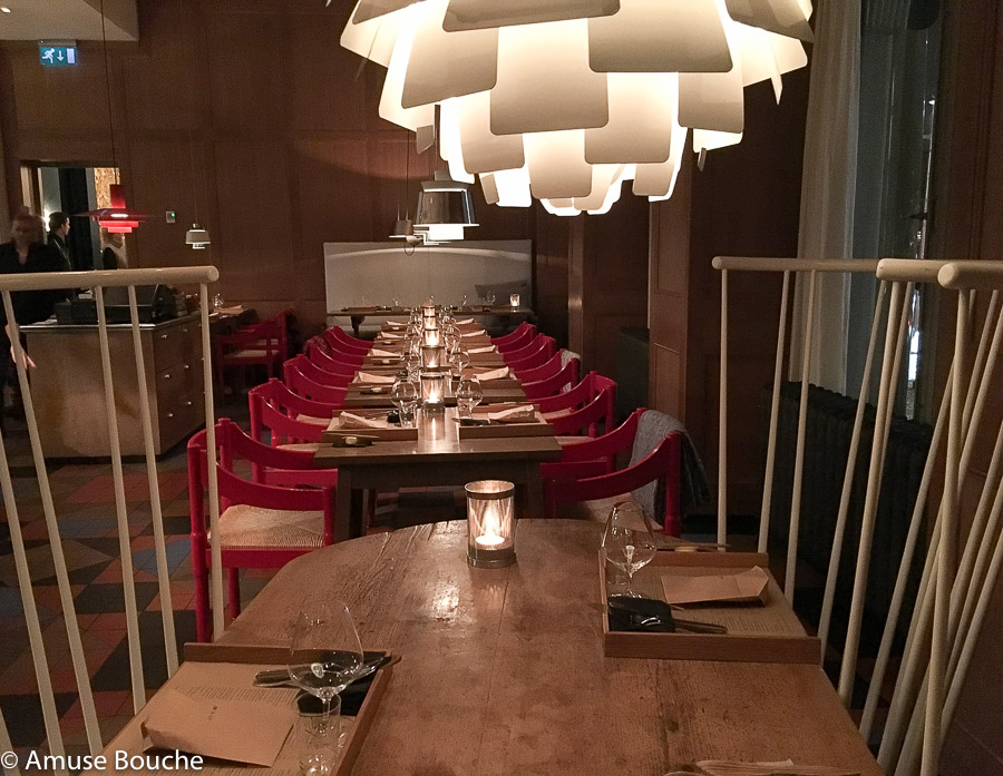 Dining area Interior Mathias Dahlgren Matbaren Stockholm 1 stea Michelin