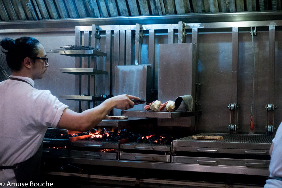 Restaurant Burnt Ends Singapore kitchen grill