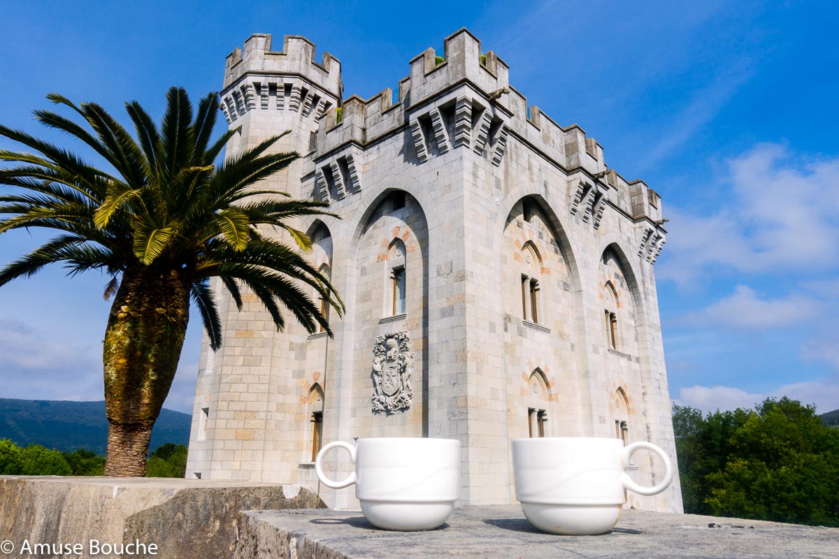 Castillo de Arteaga coffee with a view