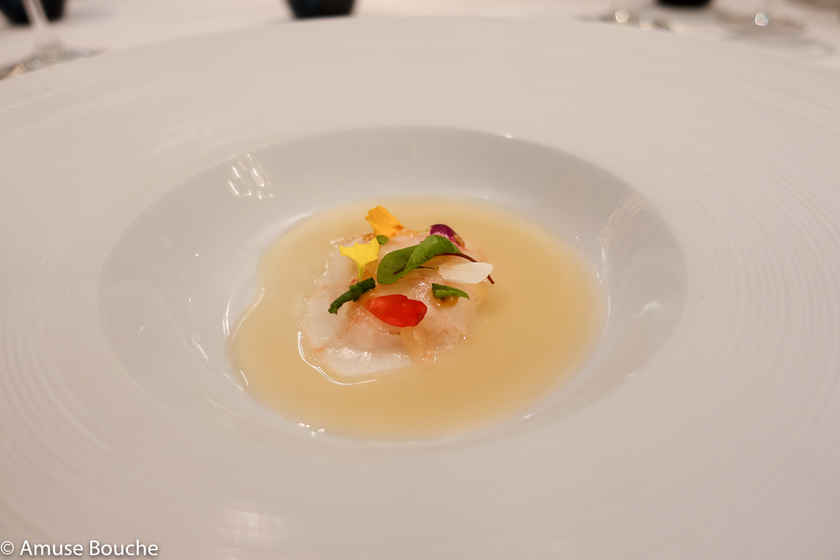 scampi ravioli Paco Rancero Madrid 2 stele Michelin