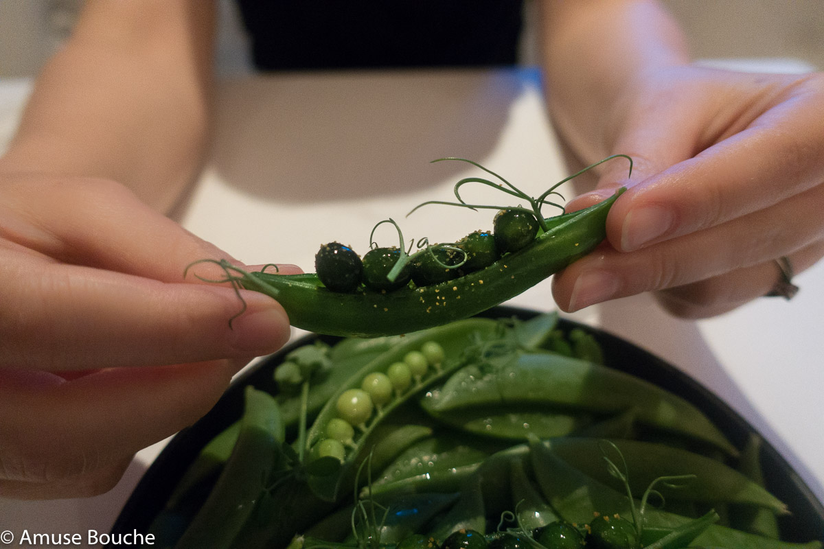 Sweet peas Restaurant Andre Singapore 2 Michelin Stars 