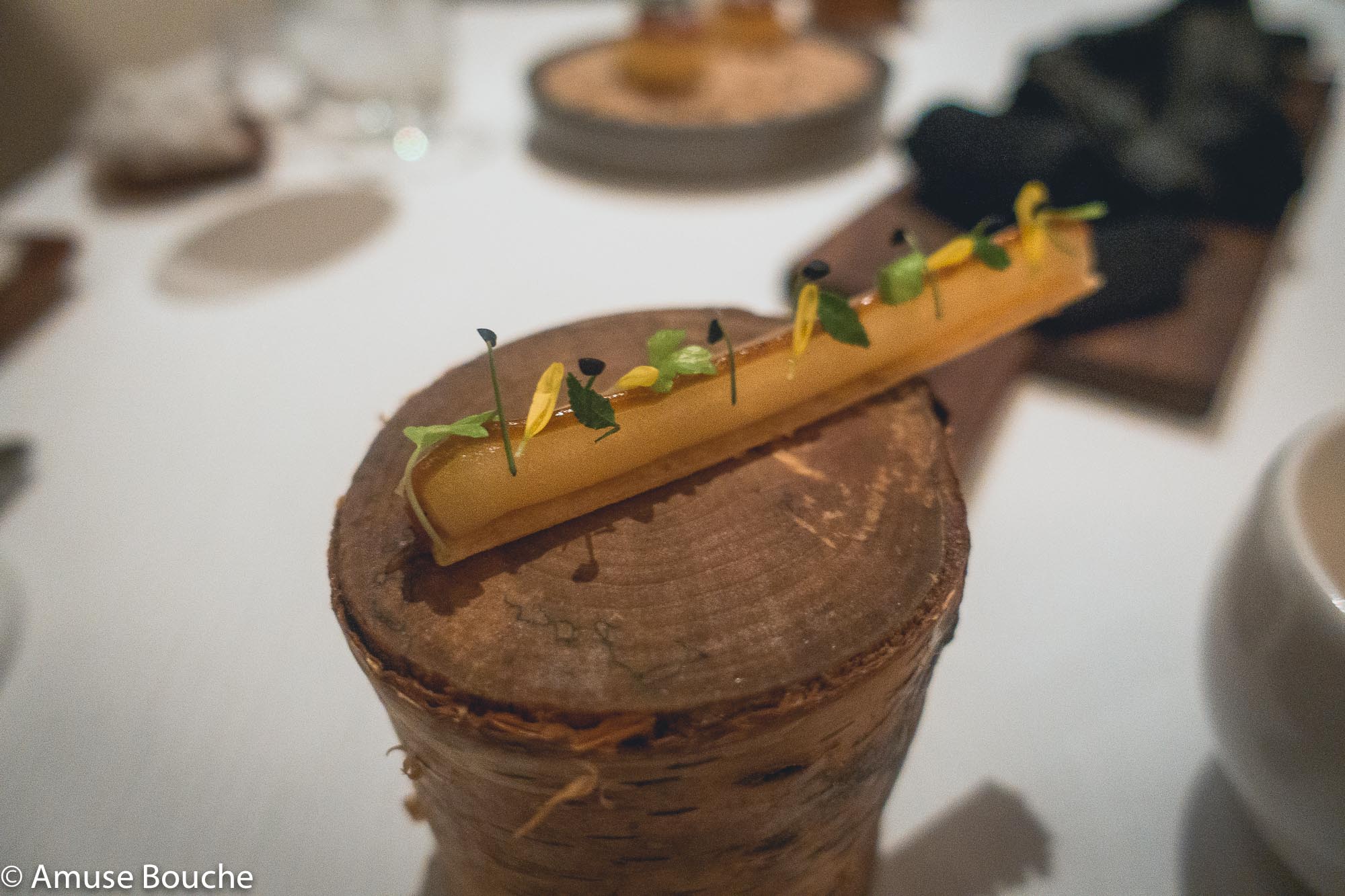 Miso, celeriac, wildflowers