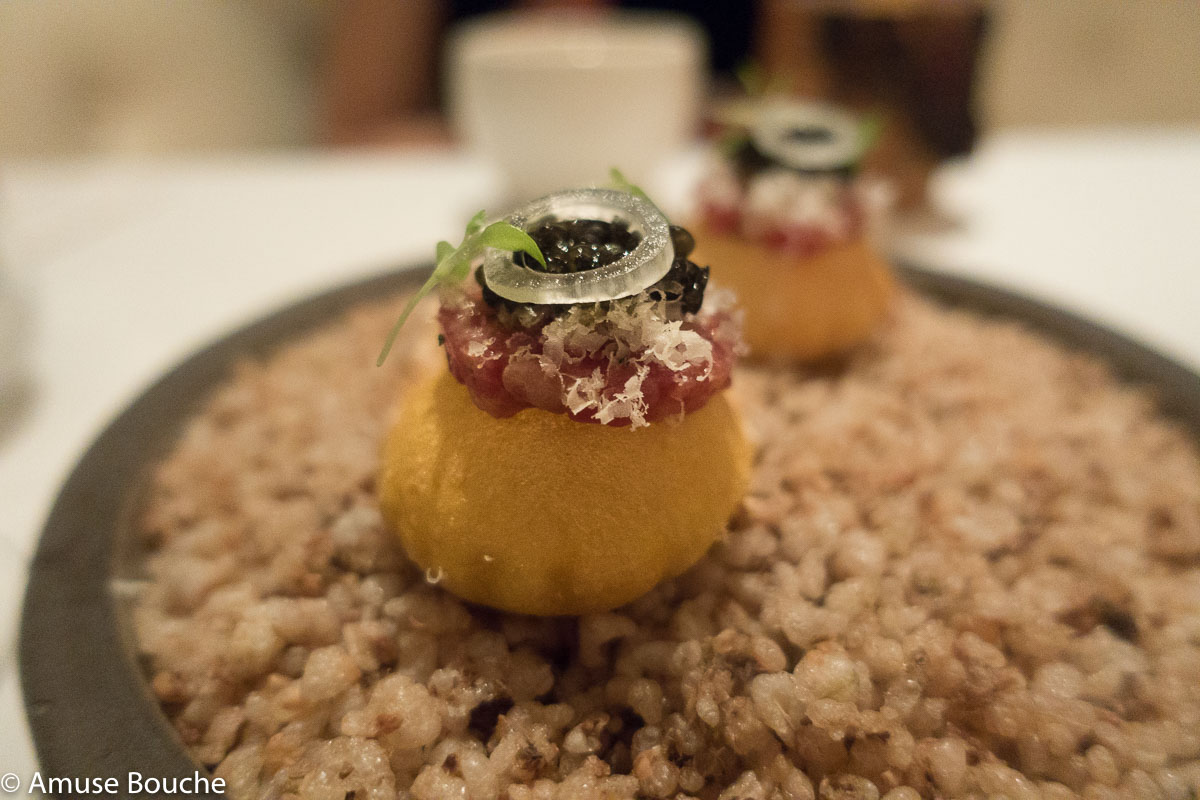 beef caviar Restaurant Andre Singapore 2 Michelin Stars World's 50 Best