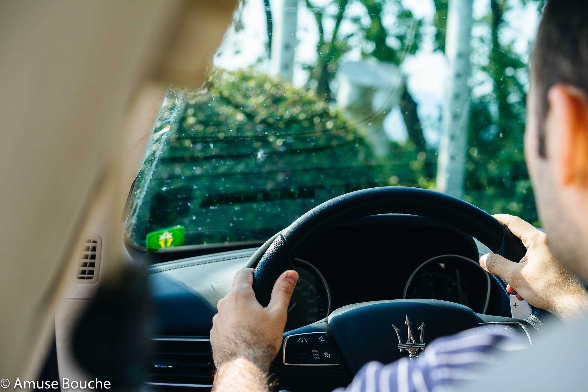 Maserati driving