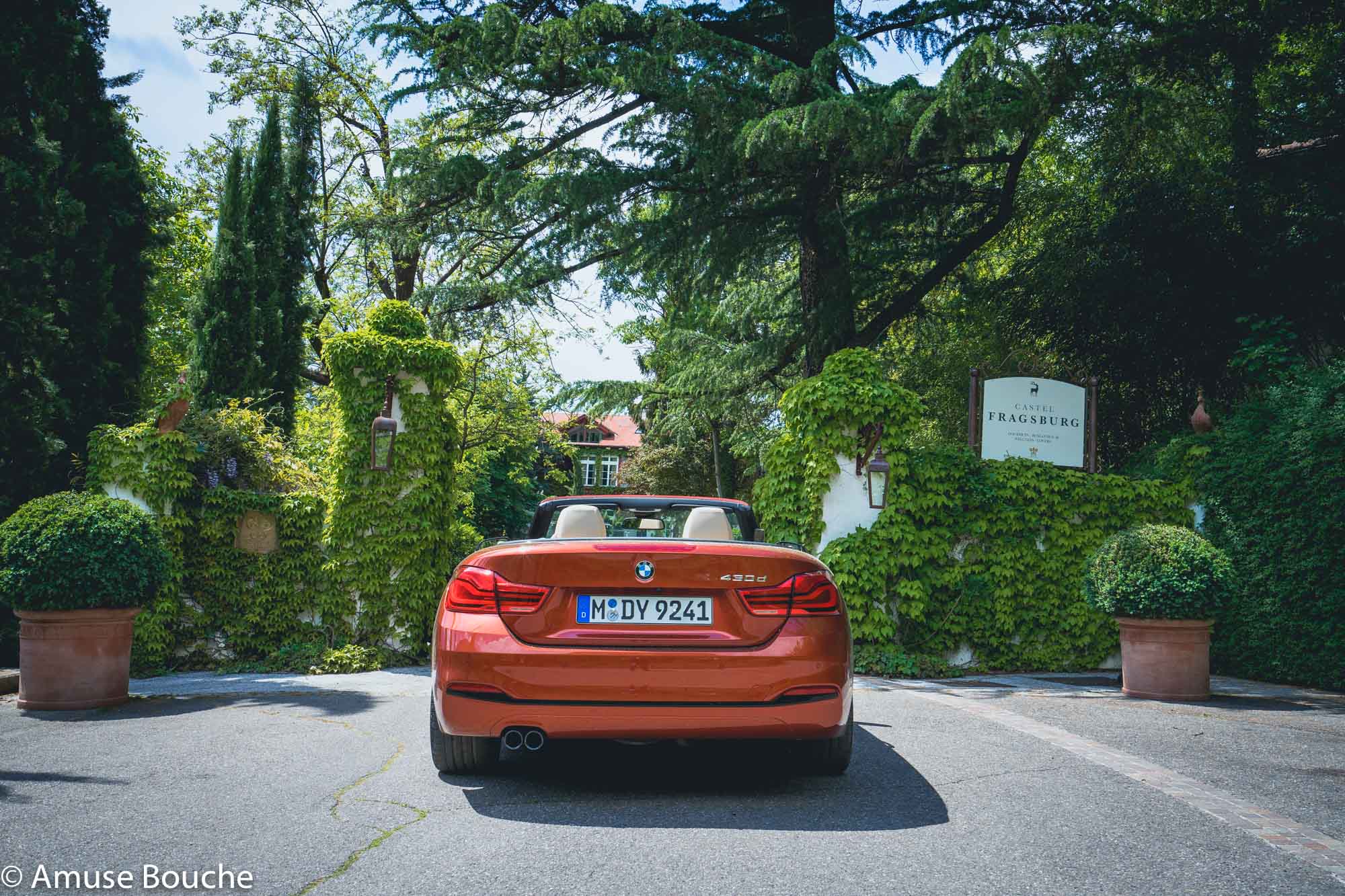 Route du Bonheur Italia South Tyrol Seria 4 Cabrio Castel Fragsburg