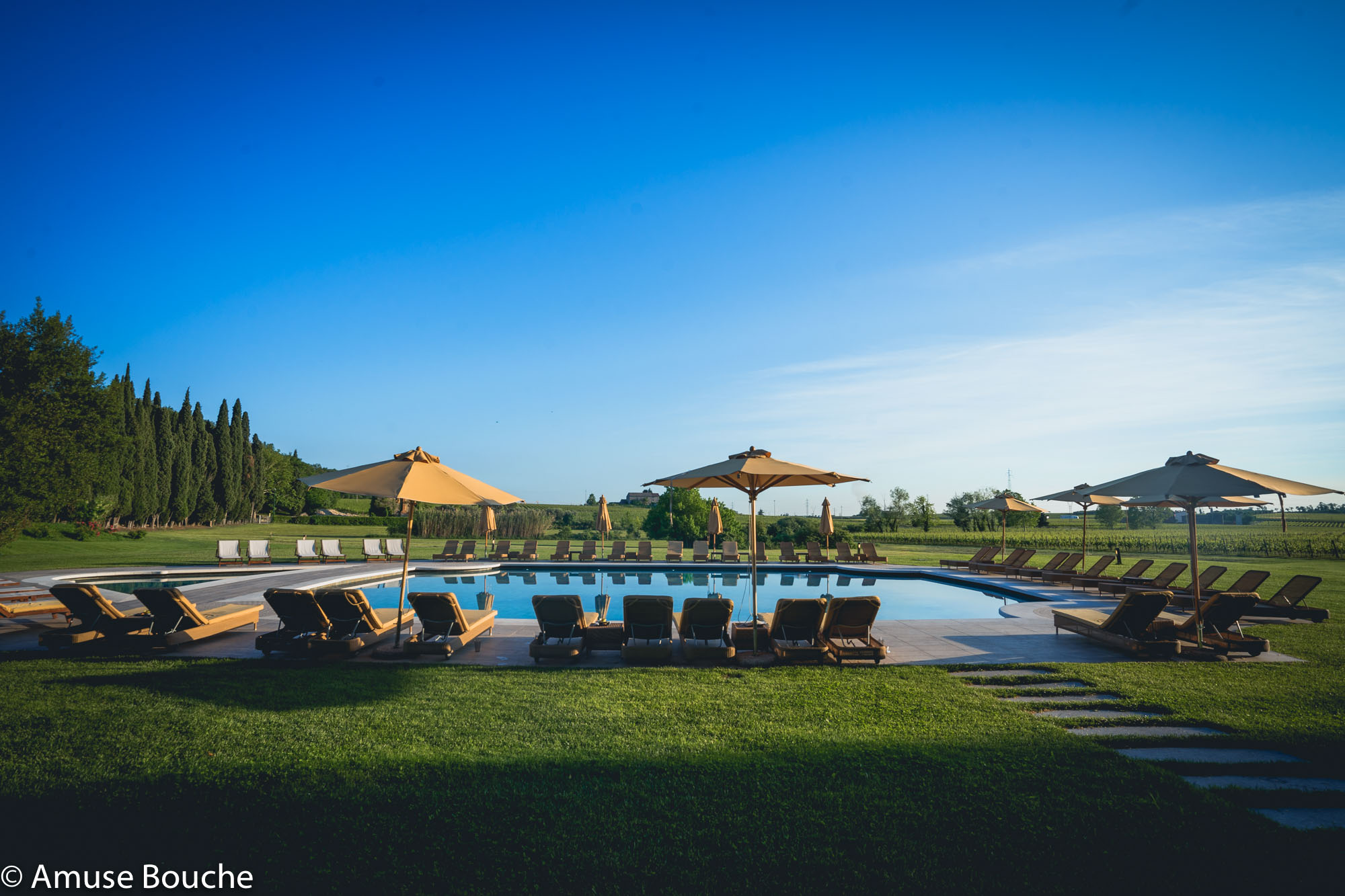 Route du Bonheur Italia Villa Cordevigo piscina