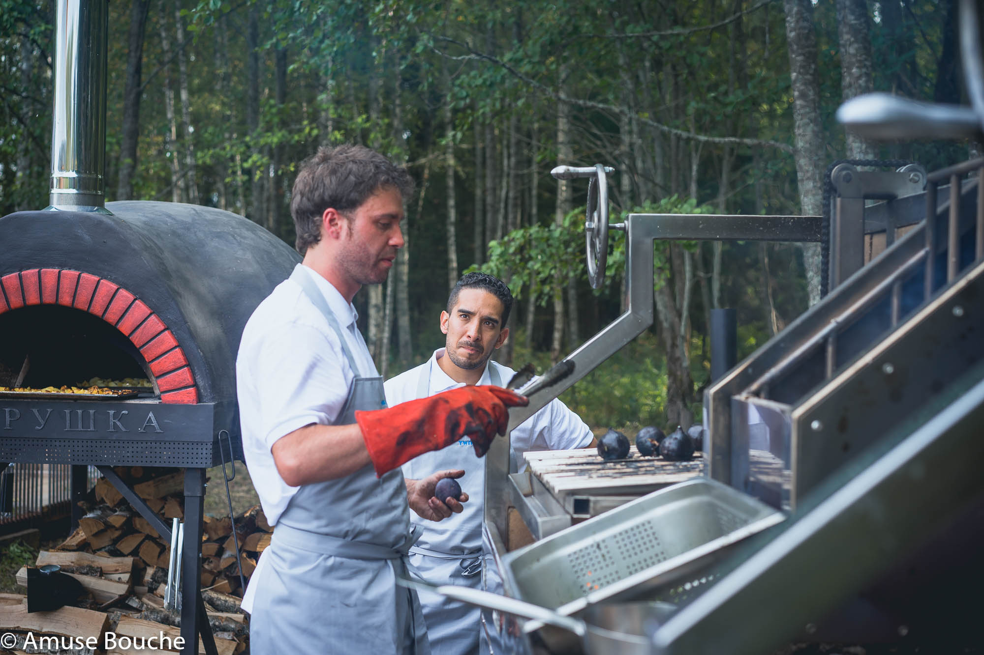 Twins Garden Festival Moscova chefs in action Oswaldo Oliva