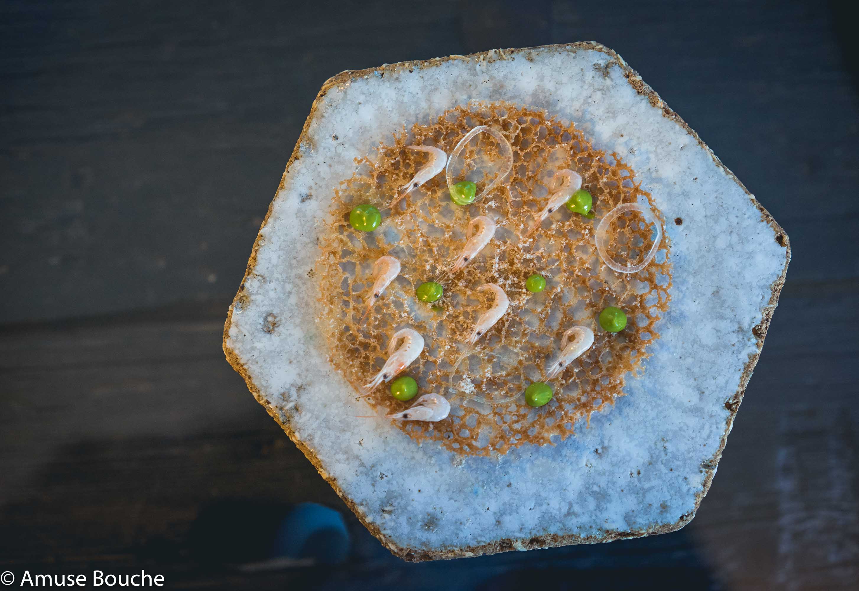 Aponiente Restaurant baby shrimp starter traditional Andalusia