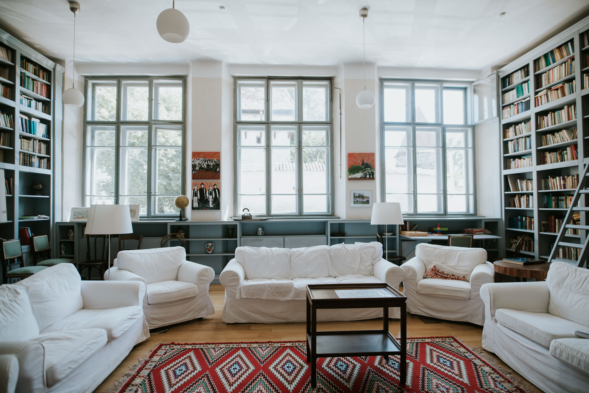 Cincșor interior biblioteca