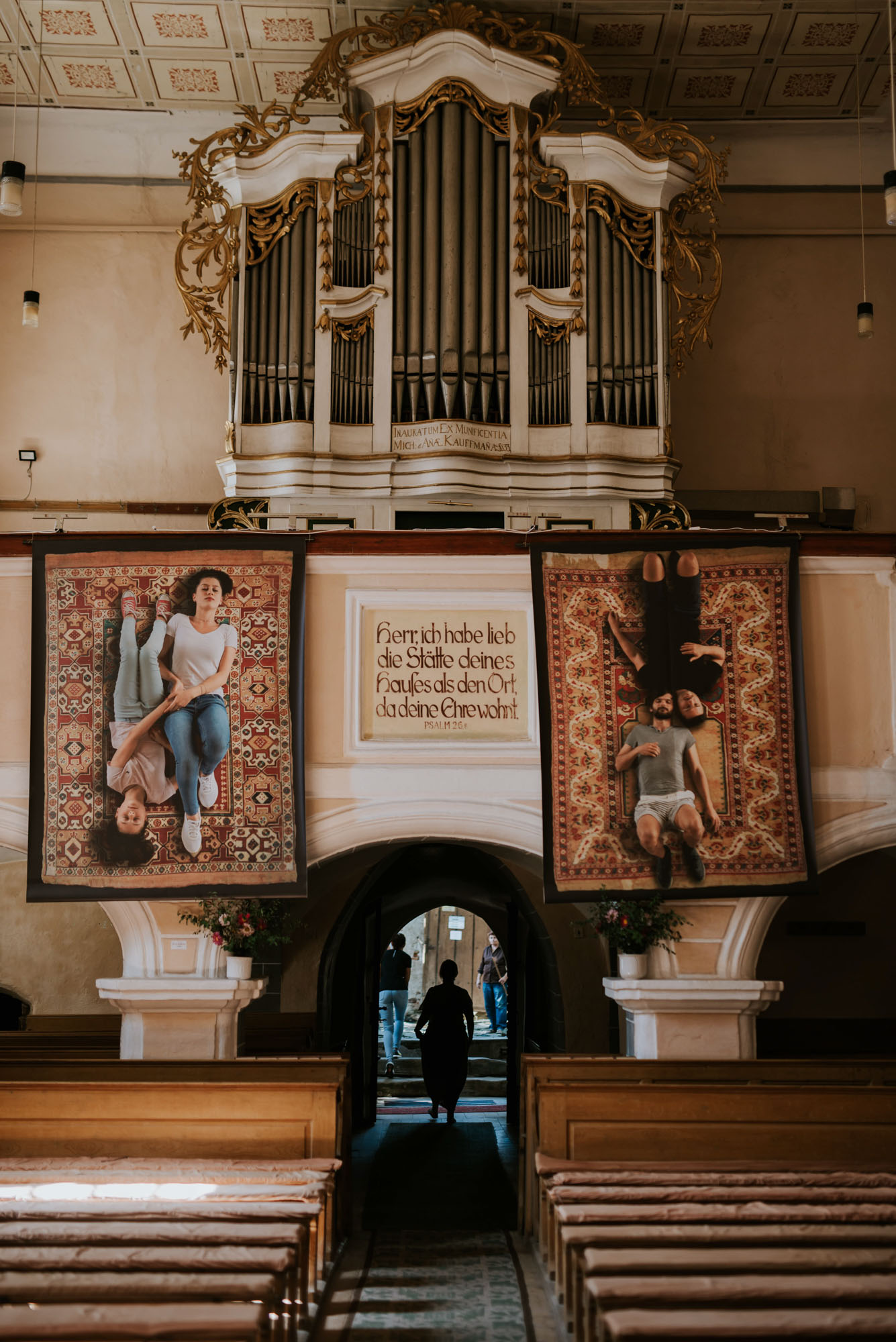 Cincșor Biserica Fortificata interior Orga