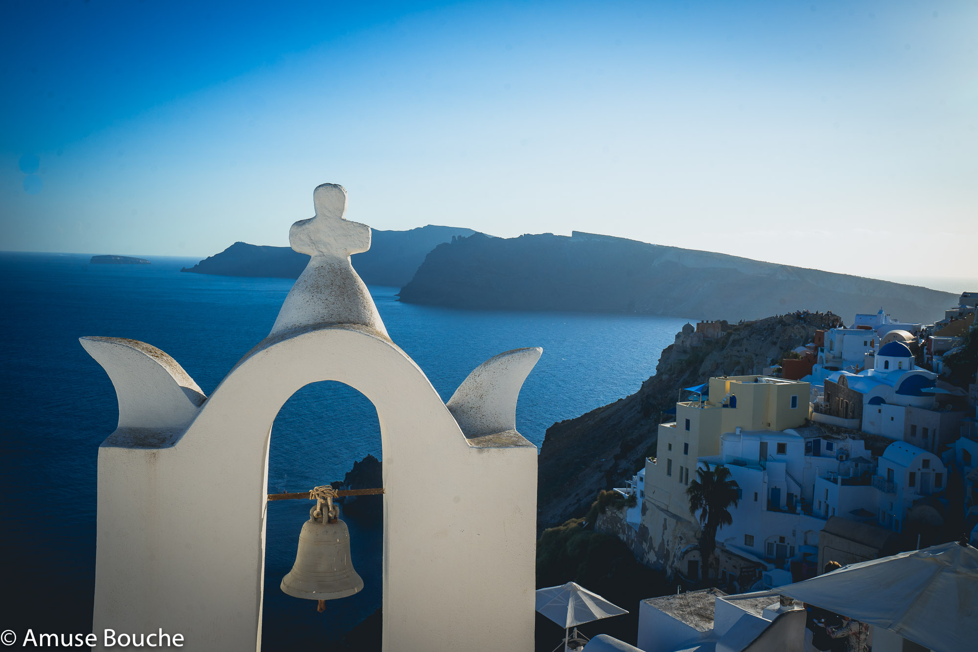 Santorini Caldera Detaliu Clopot