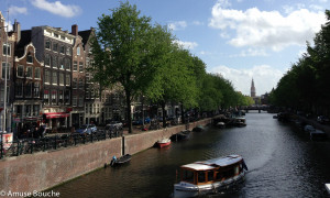 Amsterdam summer view