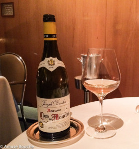 Clos de Mouches la restaurant L'Arpege Paris