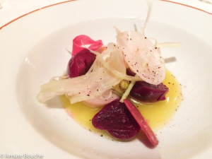 Meniu de degustare vegetal la restaurant L'Arpege Paris