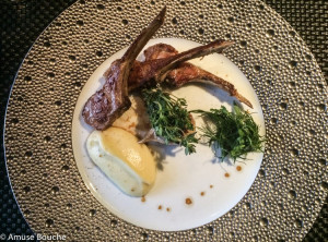 Cotlete de berbecut la L'Atelier de Joel Robuchon Paris