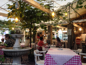 Gradina la restaurant Amada Bucuresti