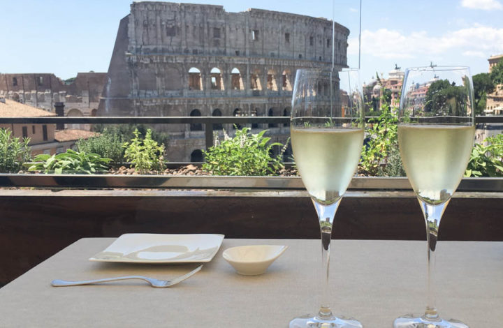Aroma restaurant Rome Colosseum